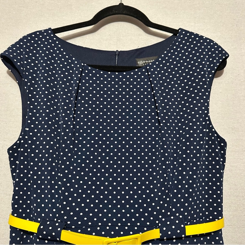 Connected Apparel polka dot dress - size 12 - Picture 3 of 5